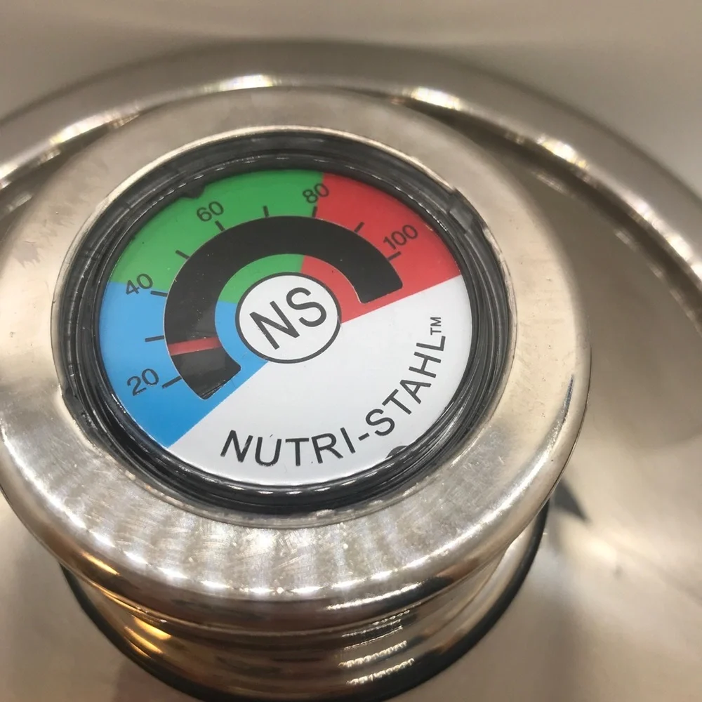 Nutri Stahl Nutri Thermic 24 Element Stainless 1 Qt Saucepan Mini Pot w Lid